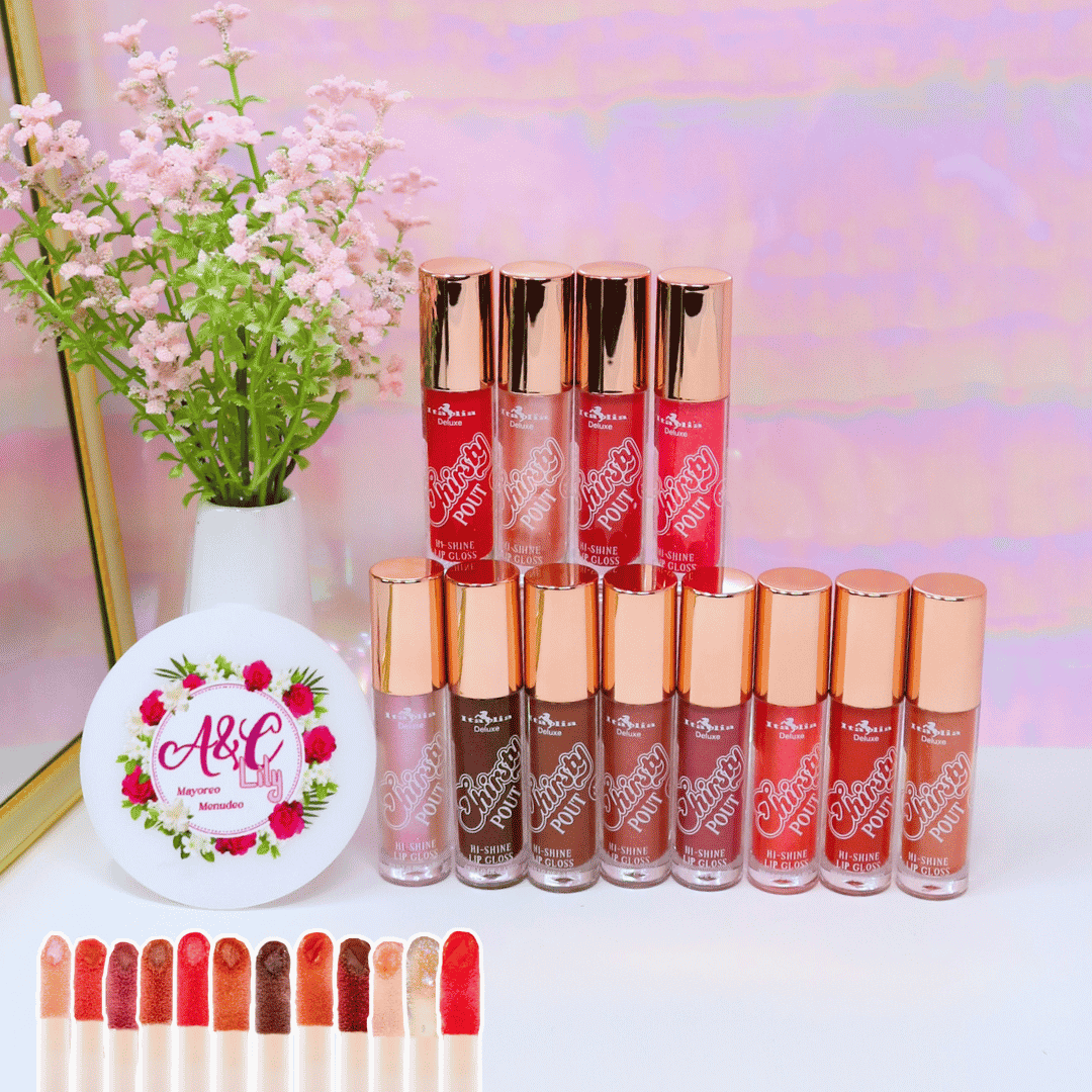 Thirsty Pout Hi-Shine Lip Gloss gama