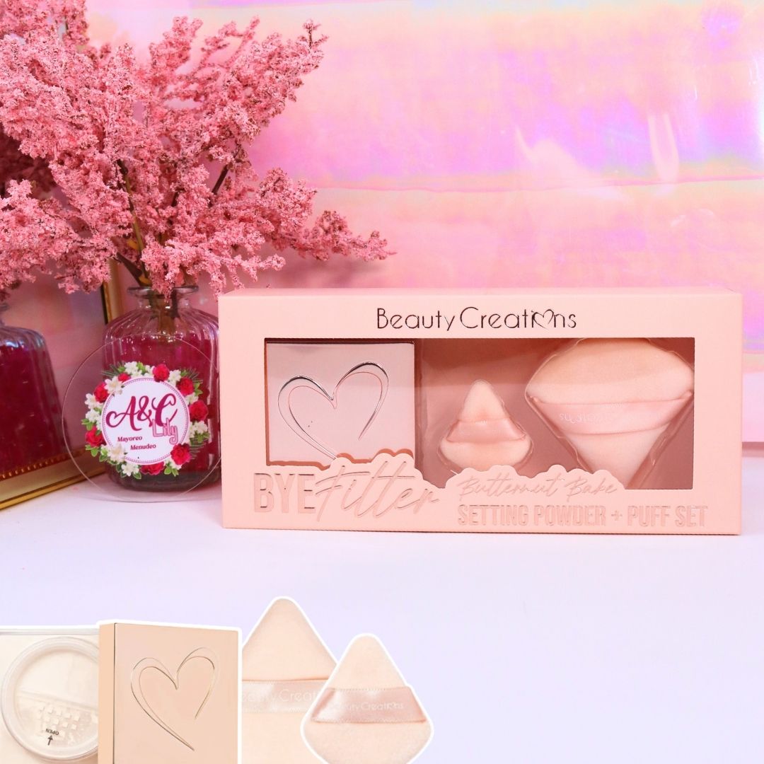 Bye Filter Setting Powder + Puff Set