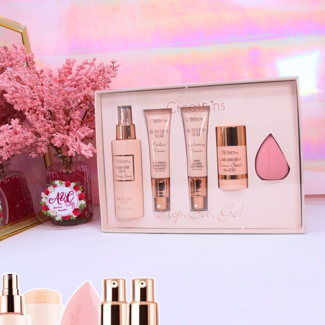 Flawless Stay Set de Primer Prep, Set & Go