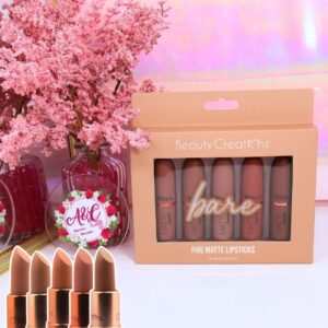 Matte Lipstick - Set de Labiales Mate de 5 Piezas