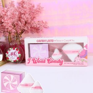 Candy Land I Want Candy Polvo Suelto y Puff