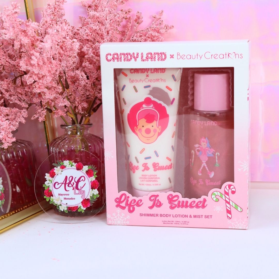 Candy Land Life Is Sweet - Set de Loción y Mist con Brillo