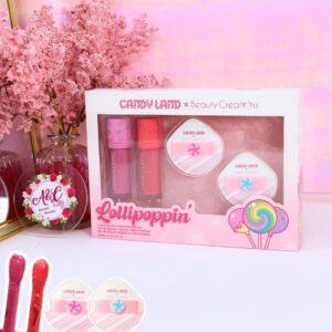 Candy Land Lollipoppin Set Rubor Líquido y Esponjas
