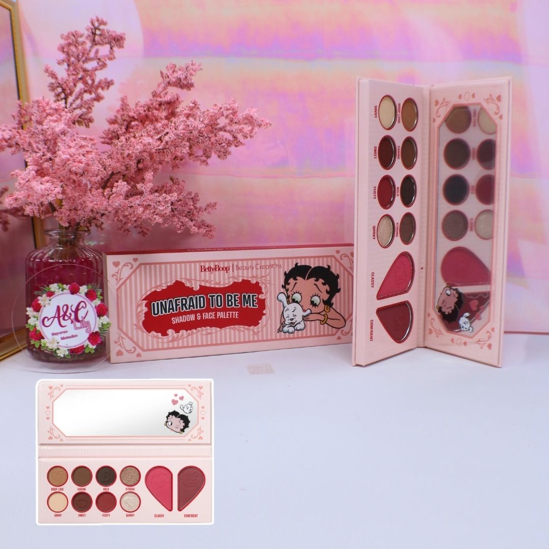 Betty Boop x Beauty Creations Paleta de Sombras y Rostro Unafraid To Be Me
