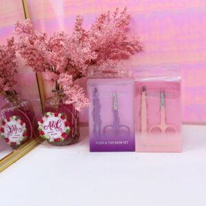 Set de Pinza y Tijera para Cejas