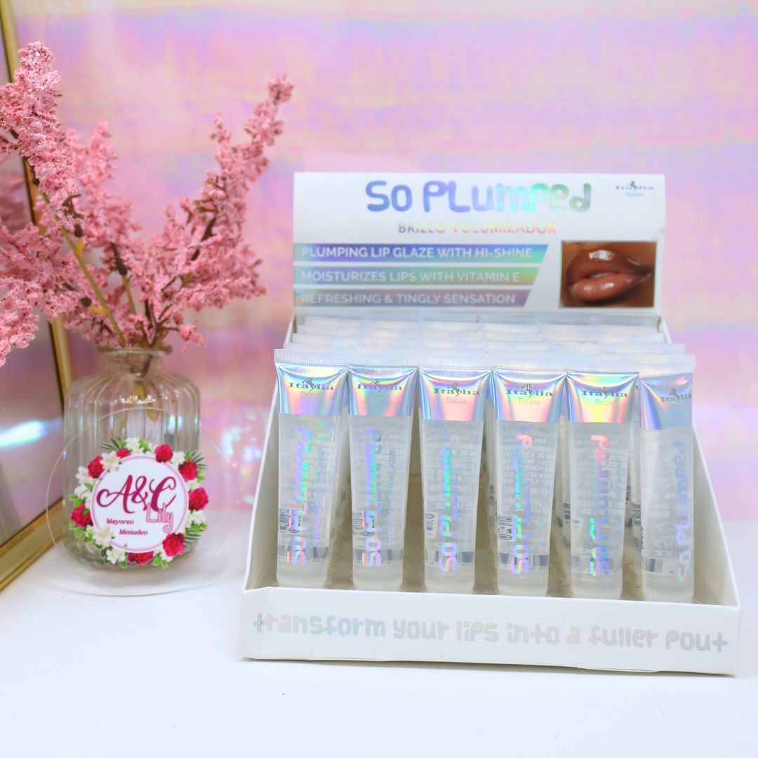So Plumped Lip Glaze Italia Deluxe 36 piezas